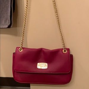 Michael Kors hot pink shoulder bag— FINAL price.